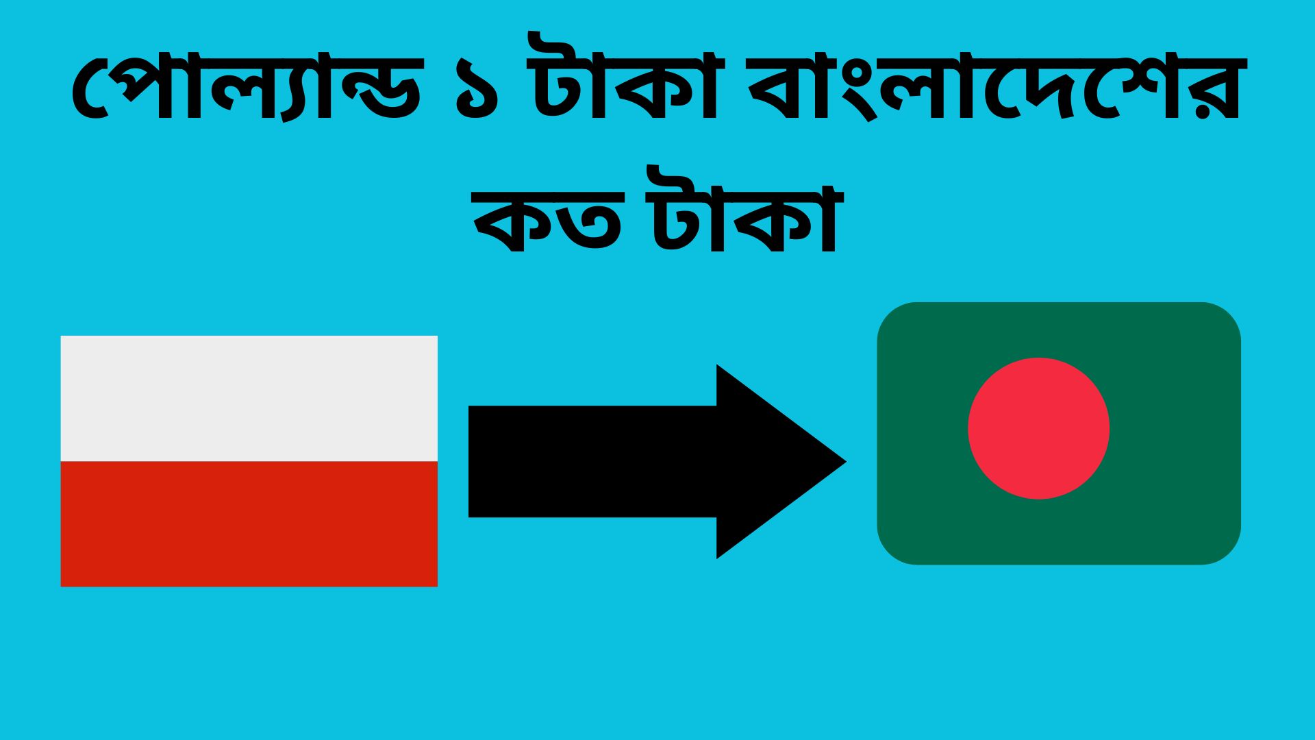 পোল্যান্ড ১ টাকা বাংলাদেশের কত টাকা