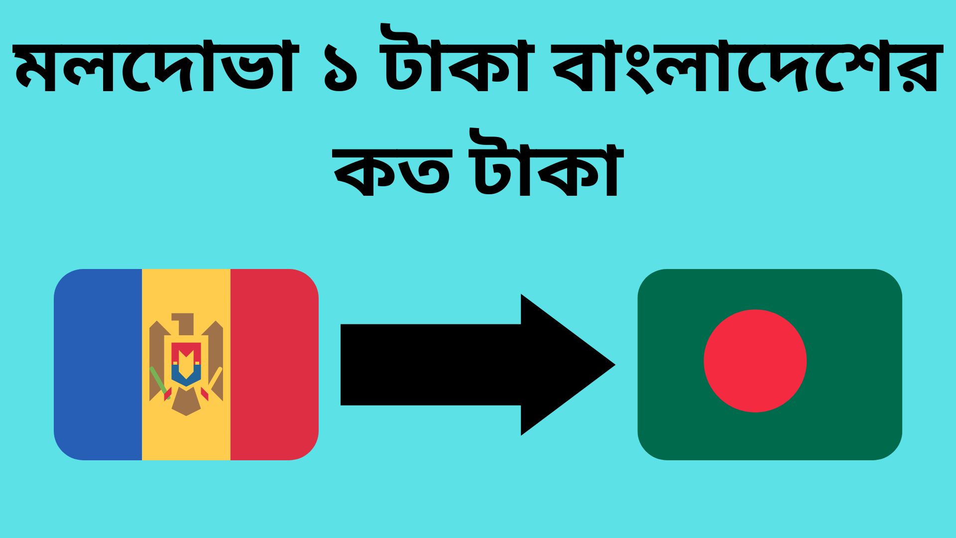 মলদোভা ১ টাকা বাংলাদেশের কত টাকা